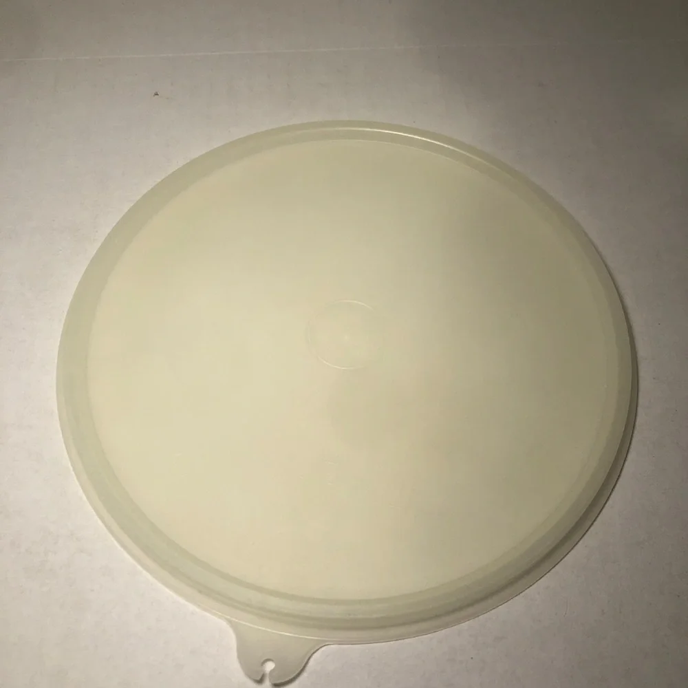 Vintage Tupperware 271-9 Mixing Bowl Sheer White Sheer Lid 228-26 Tab X